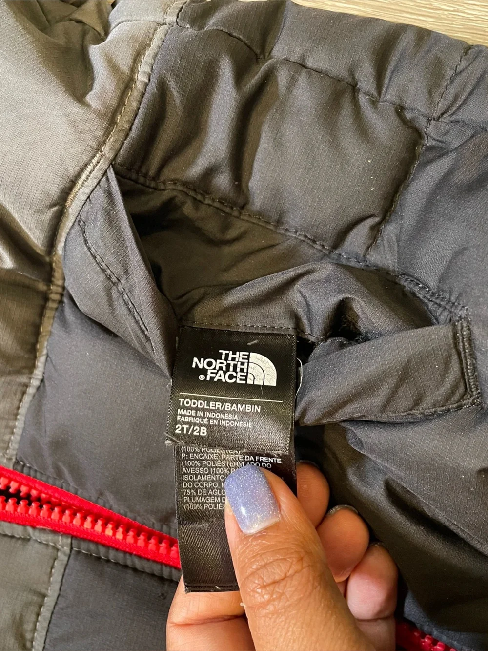 The North Face Moondoggy Reversible Down Jacket Toddler Boys 2T Gorpcore‎